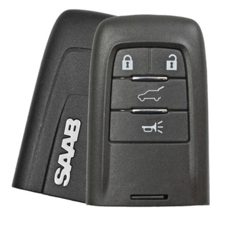 Saab 4 Button Proximity Smart Key NBG009768T,  25849809, 315 MHz  – Refurbished, Grade A