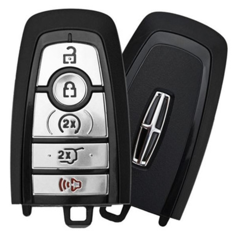 Strattec 5943670 Lincoln 5-Button Smart Key M3N-A3C054339 164-R8321 902 MHz With Motion Sensing TVM, New OEM