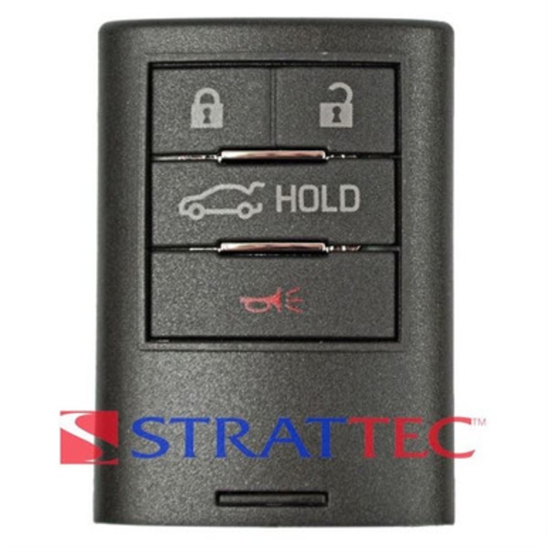 STRATTEC Cadillac Logo (5931855) 22856929 4-Button Smart Key for Cadillac (315 MHZ)