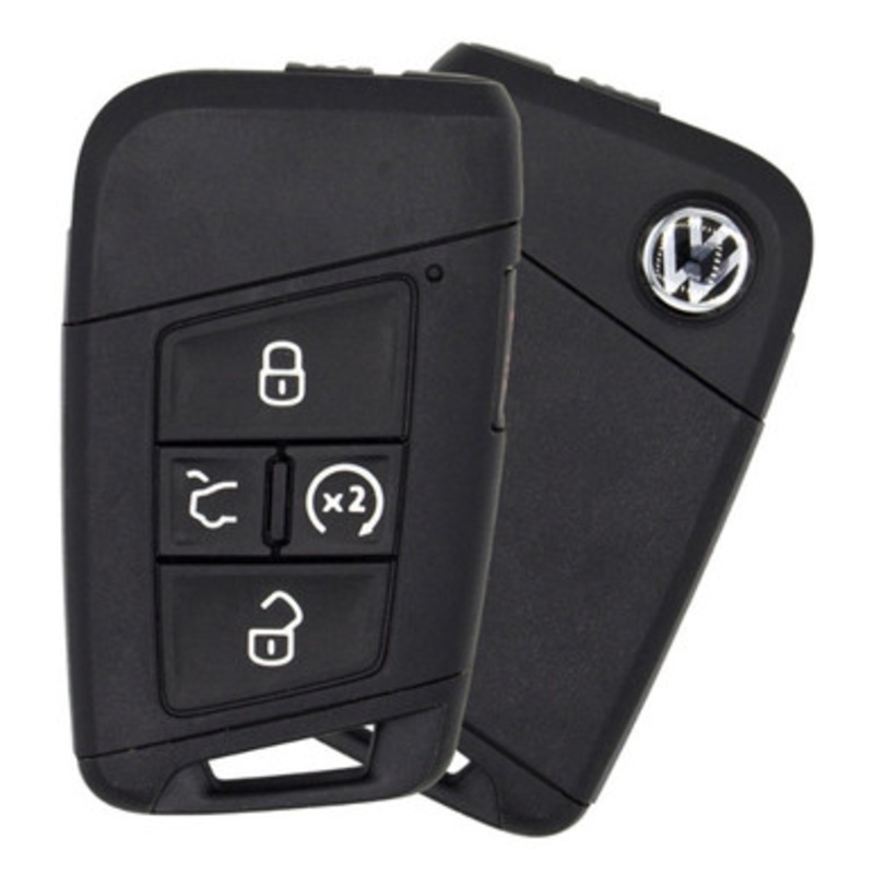 Volkswagen 5 Button Smart Key KR5FS14-T, 3G0959752BQ, 315 MHz – Refurbished, Grade A