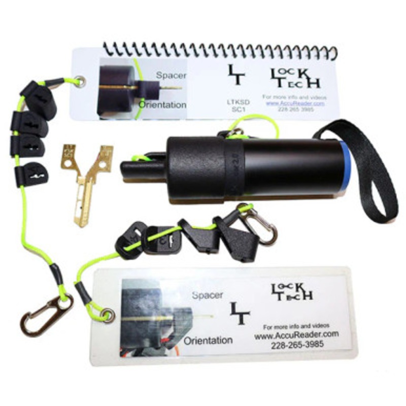 Accureader LTKSD2-1Xcase – 1 LT Kwikset SmartKey Decoder 2.0 / 1 Each KW1 and SC1 Key Profiles / Accessories & Protective Carry Case