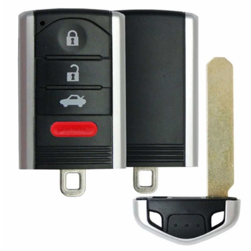 Acura 4-Button Smart Key Memory 1 KR5434760 72147-TX6-A01 315 MHz, Refurbished Recase