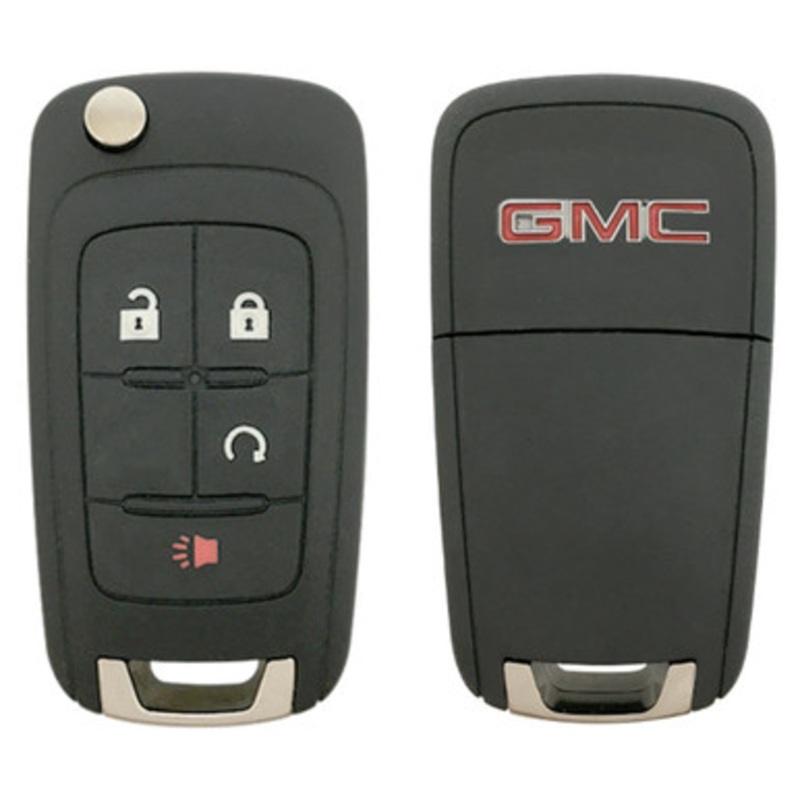 GMC 4 Button Non-PEPS Remote Flip Key OHT01060512, 20873622, 315 MHz – Refurbished, Grade A