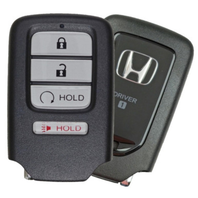 Honda 4 Button Driver 1 Smart Key KR5T41, 72147-T6Z-A61, 433 MHz – Refurbished, Grade A