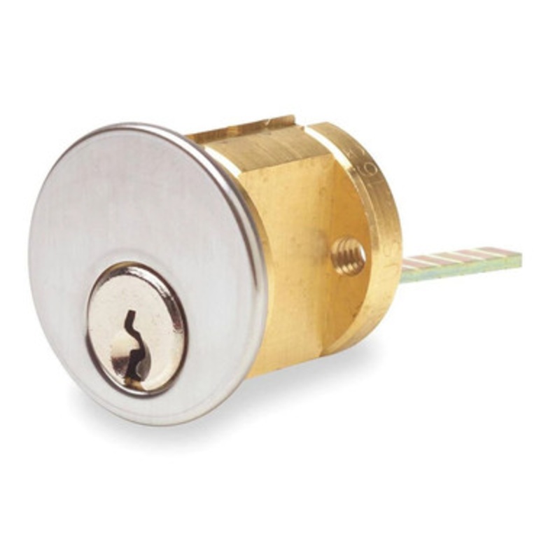 ILCO 7075SC10 Mortise Cylinder 5-Pin – 1 – KD, Schlage Commercial Rim Cylinder