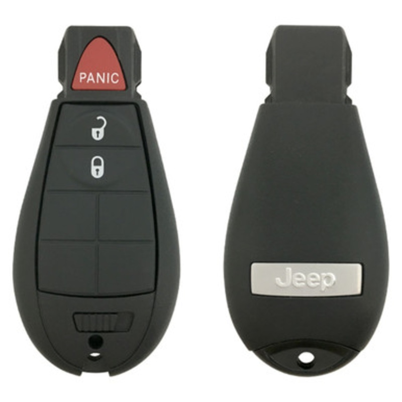 Jeep 3 Button Remote Key Fobik GQ4-53T, 68105081AB, 433 MHz – Refurbished, Grade A