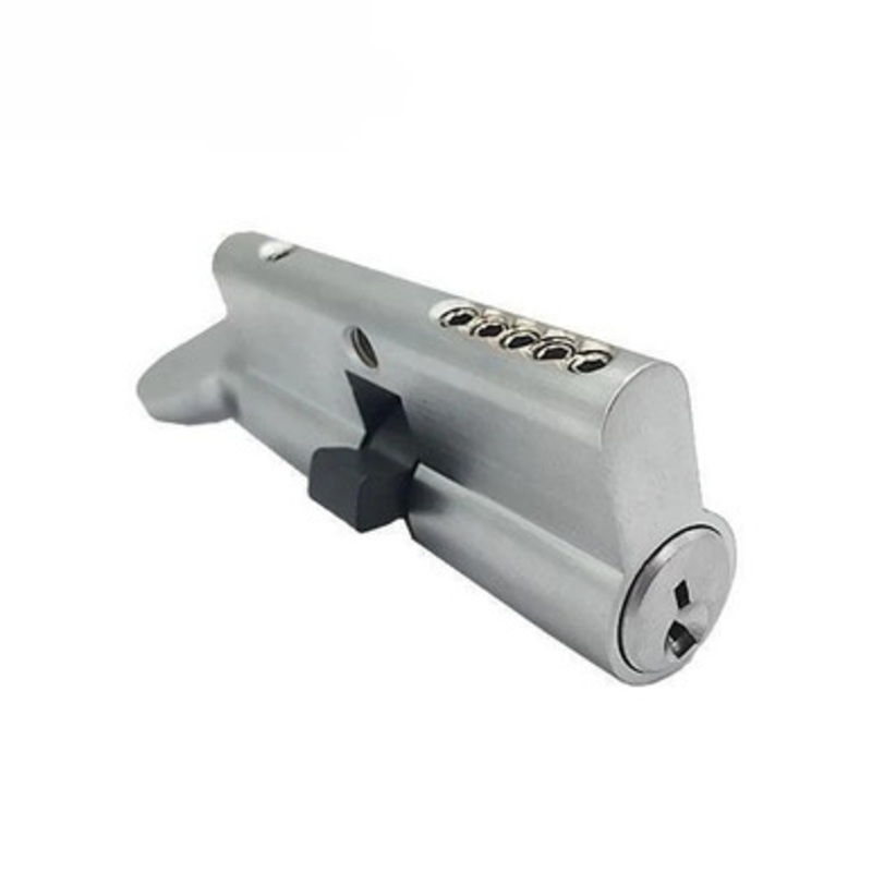 Kenaurd Profile Cylinder  Single Sided  Thumb Turn  26D  Satin Chrome – (KW1) (2-3/4 70mm)