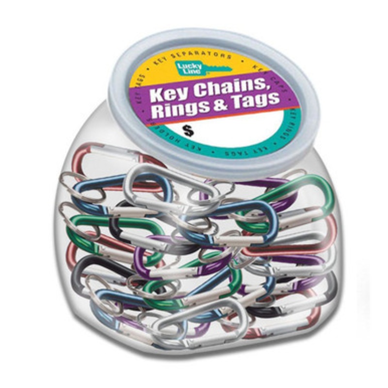 LUCKY LINE 46027 STANDARD C-CLIP ALUMINUM – 75 PC JAR