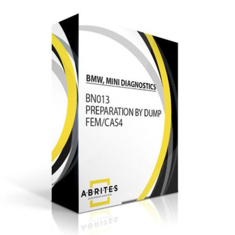ABRITES BN013 Key Preparation by Dump of FEM/CAS4 For BMW, Mini Diagnostics – Software