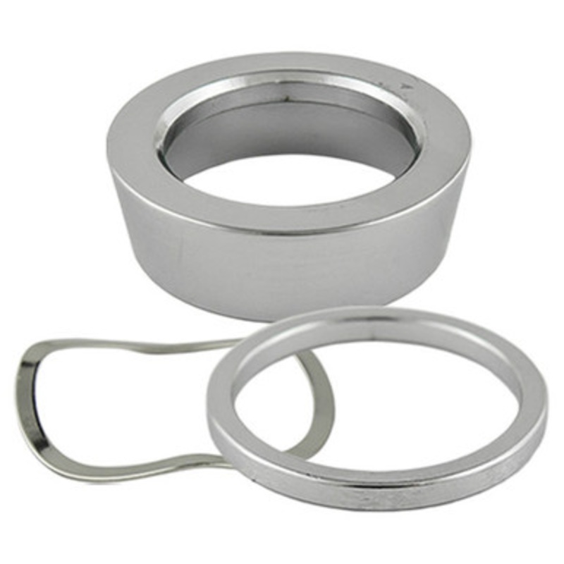 GMS Hardened Tapered Collar With Spring Washer and Spacer for Mortise Cylinders US26D