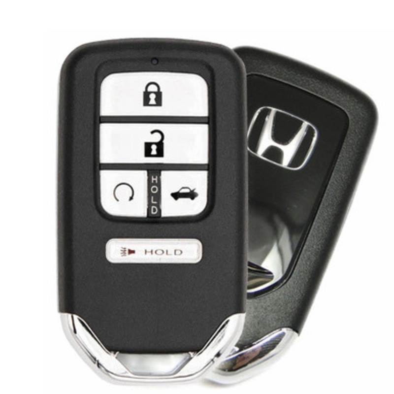 Honda 5 Button No Memory Smart Key CWTWB1G0090, 72147-TVA-A02, 433 MHz – Refurbished, Grade A
