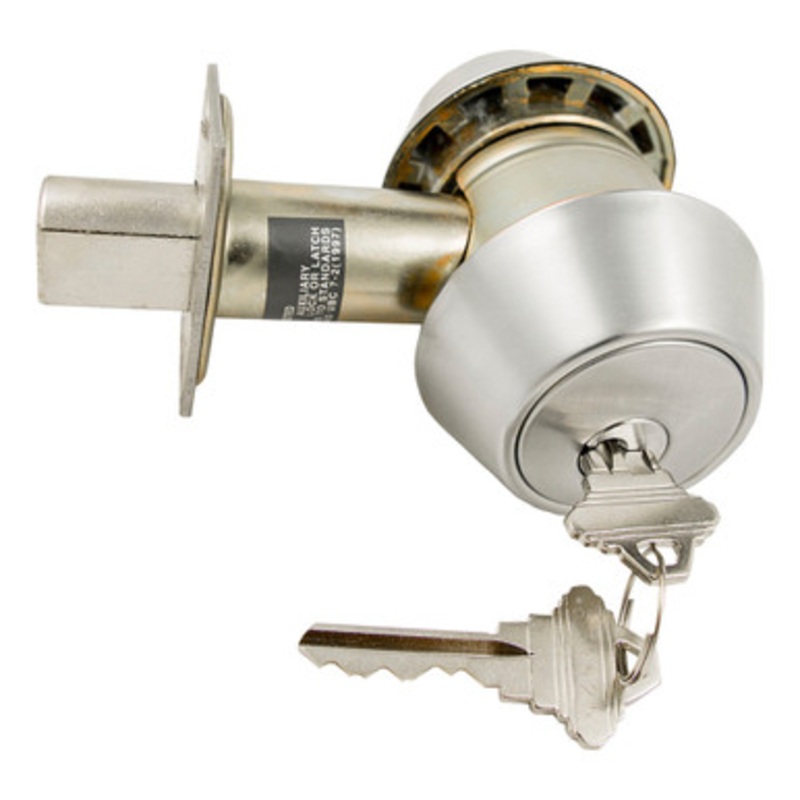 Keyless2Go DB1621 Door Deadbolt Double Cylinder Grade 1 – SC4 – 26D – KA4