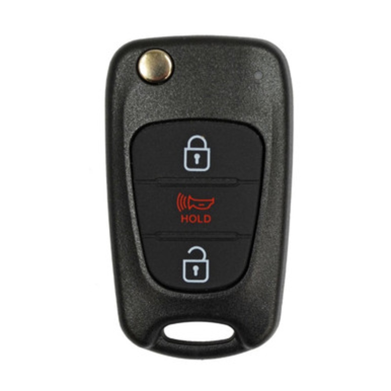 Kia 3 Button Remote Flip Key NYOSEKSAM11ATX (AM F/L), 95430-2K340, 315 MHz – Refurbished, Recase