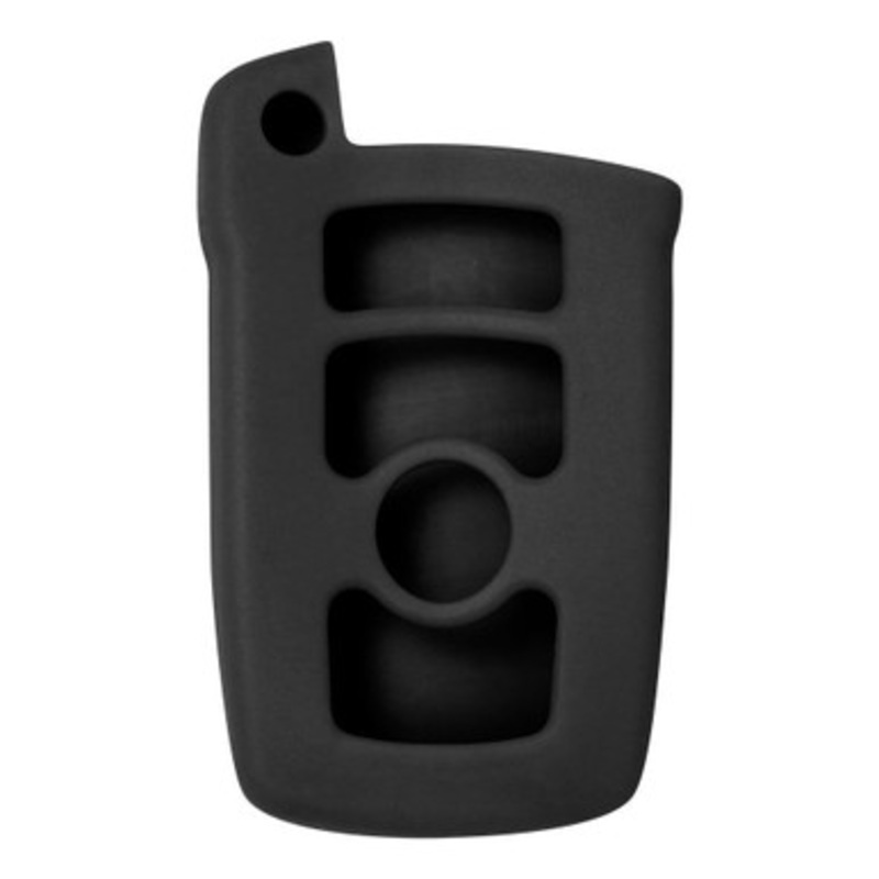 Replacement Silicone Jacket Keyless Remote Cover BMWJ14 for BMW 7 Series Smart Key FCC ID: LX 8766 S – Black