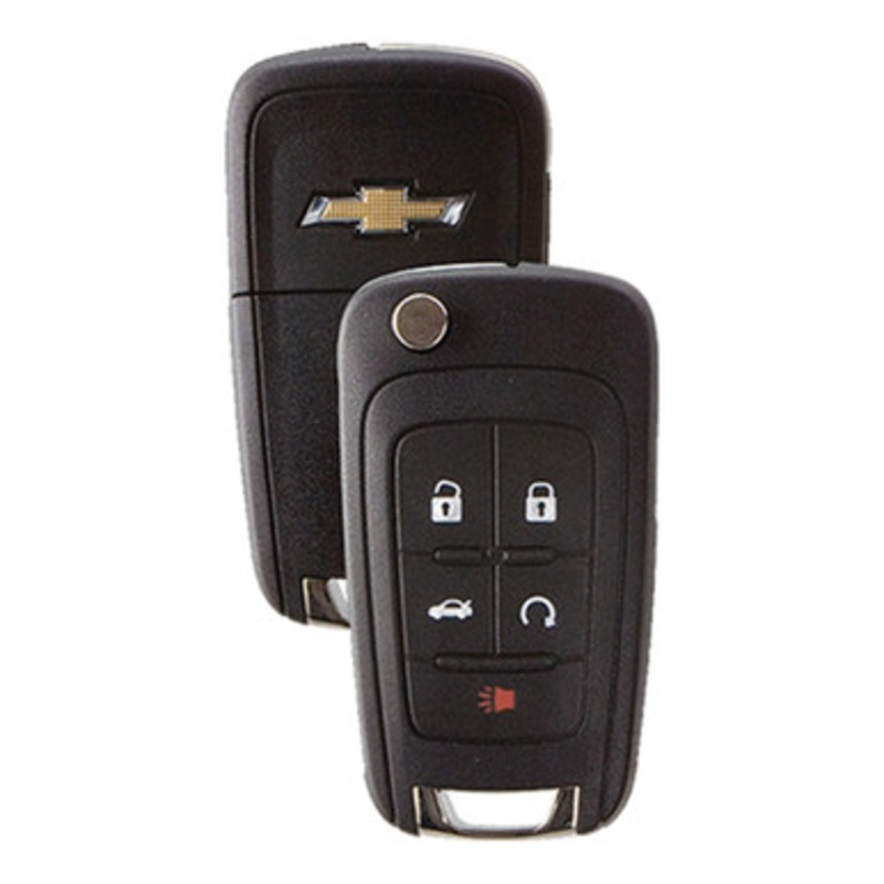 STRATTEC Chevrolet Logo (5921873) 13500319 5-Button Proximity Flip Key for Chevrolet (315 MHZ)
