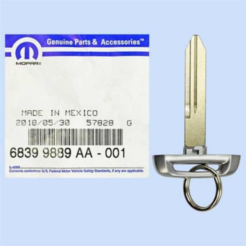 Dodge Emergency Insert Key Blade 68399889AA, Y157 – New, OEM