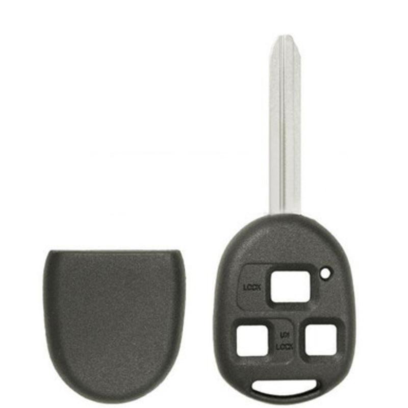 Dura-Shell Rugged 3 Button Remote Key Shell TR47 TOY43 Blade for Toyota by Keyless2Go