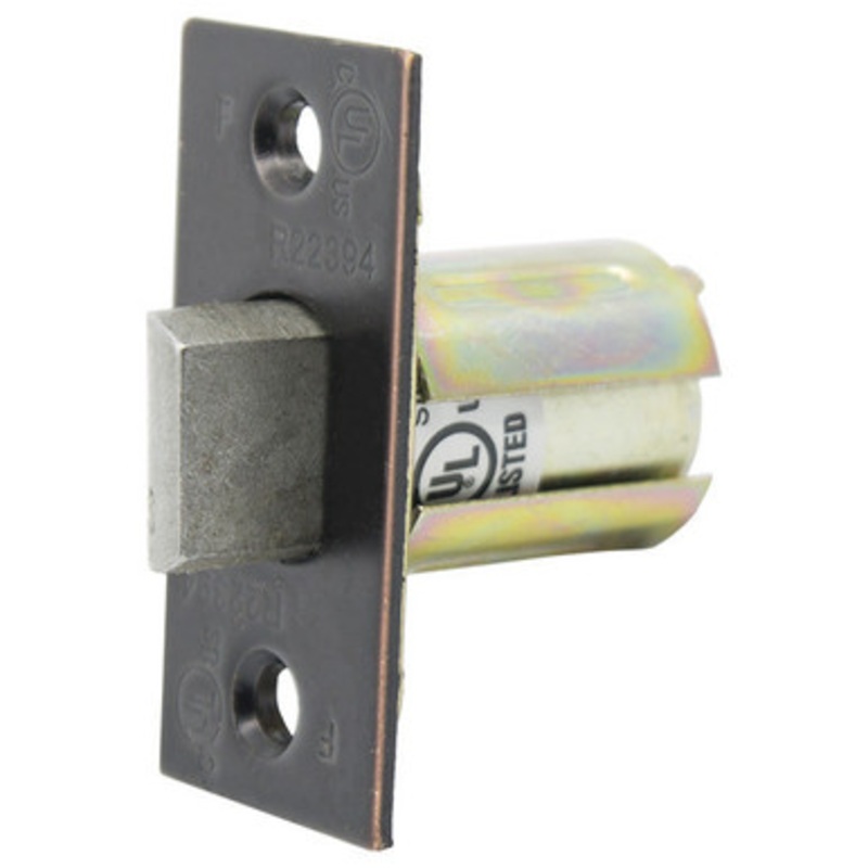 PLS L2LU Grade 2 Lever/Door Knob Latch Unguarded 2 3/8 – Oil Rubbed Bronze 10B