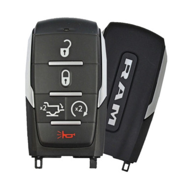 RAM 5 Button Smart Key OHT-4882056, 68442909AB, 433 MHz – Refurbished, Grade A