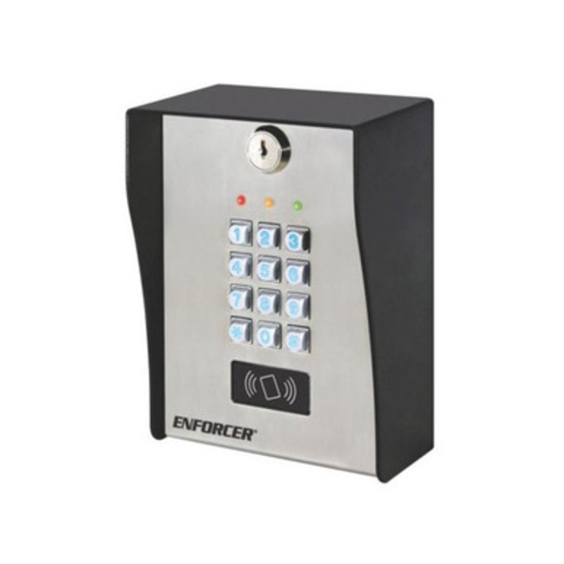 Seco-Larm Outdoor Heavy-Duty Access Control Keypad with Proximity Reader