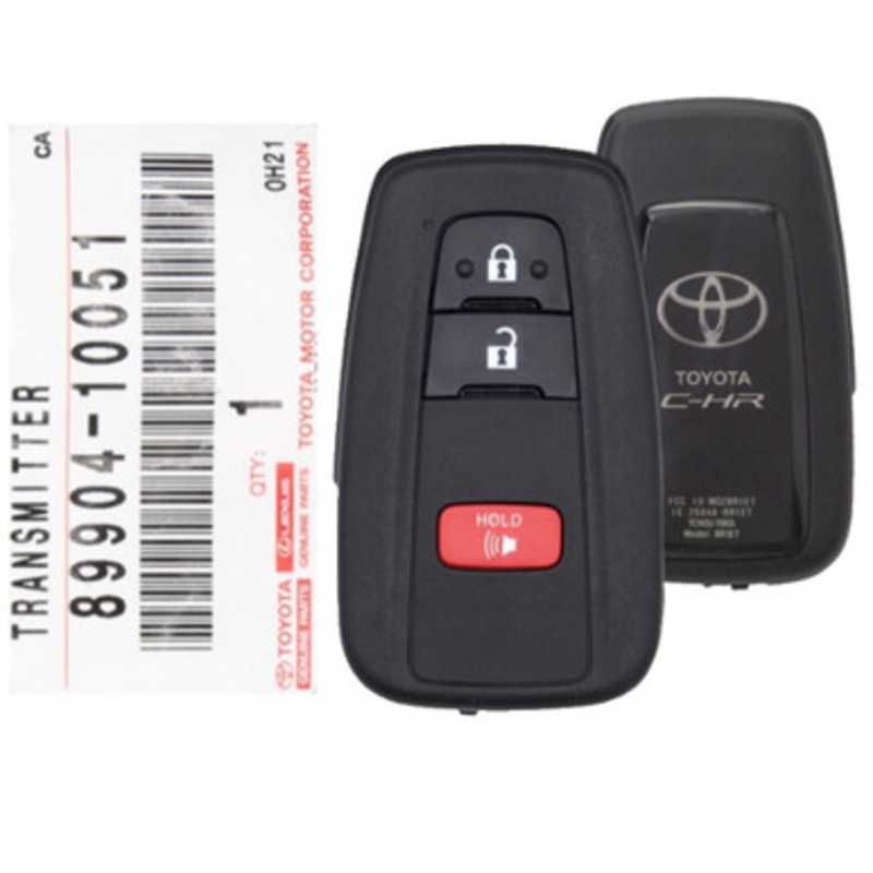 Toyota 3 Button Proximity Smart Key, Japan Production, MOZBR1ET, 89904-10051, 315 MHz – New, OEM