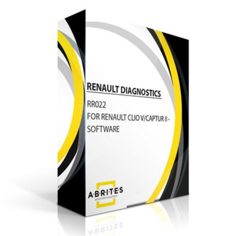 ABRITES RR022- Key programming for Renault Clio V/Captur II – Software