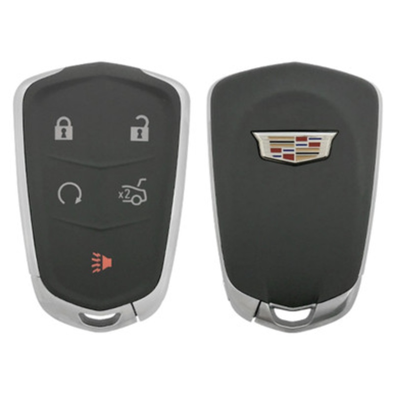 Cadillac 5 Button Smart Key HYQ2EB, 13598538, 433 MHz – Refurbished, Grade A