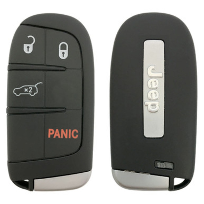 Jeep 4 Button Smart Key M3N-40821302, 68143504AB, 433 MHz – Refurbished, Grade A