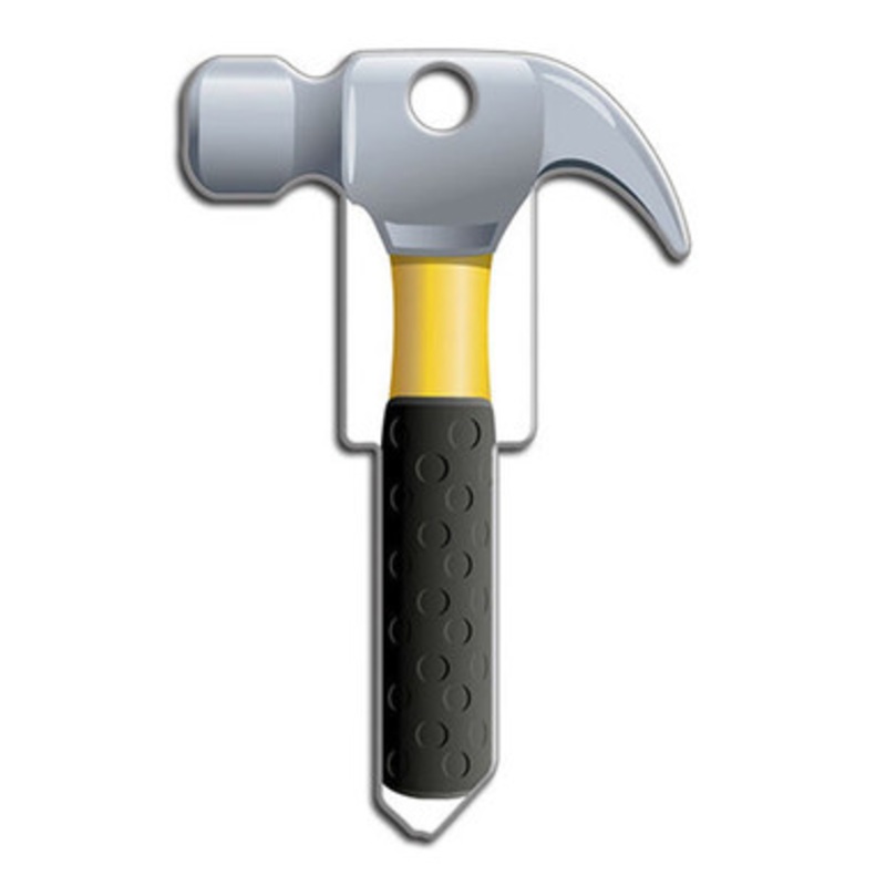 Lucky Line Key Shapes Hammer  – 5 Pack – Kwikset KW