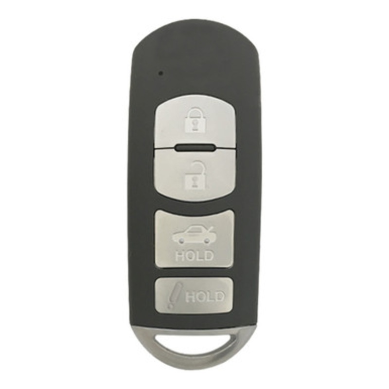Mazda 4 Button Proximity Smart Key WAZSKE13D02, GJY9-67-5DY, 315 MHz – Refurbished, Recase