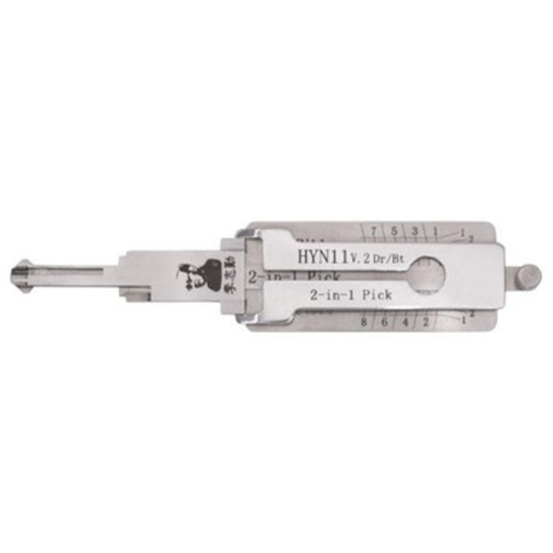 Original Lishi HYN11 HYN6 Hyundai 2-in-1 Pick – Door / Trunk