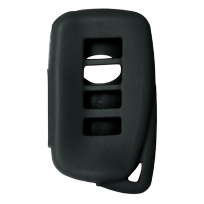 Replacement Silicone Jacket Keyless Remote Cover LXUSI44 for 4 Button Lexus Proximity Smart Key FCC ID: HYQ14FBA – Black