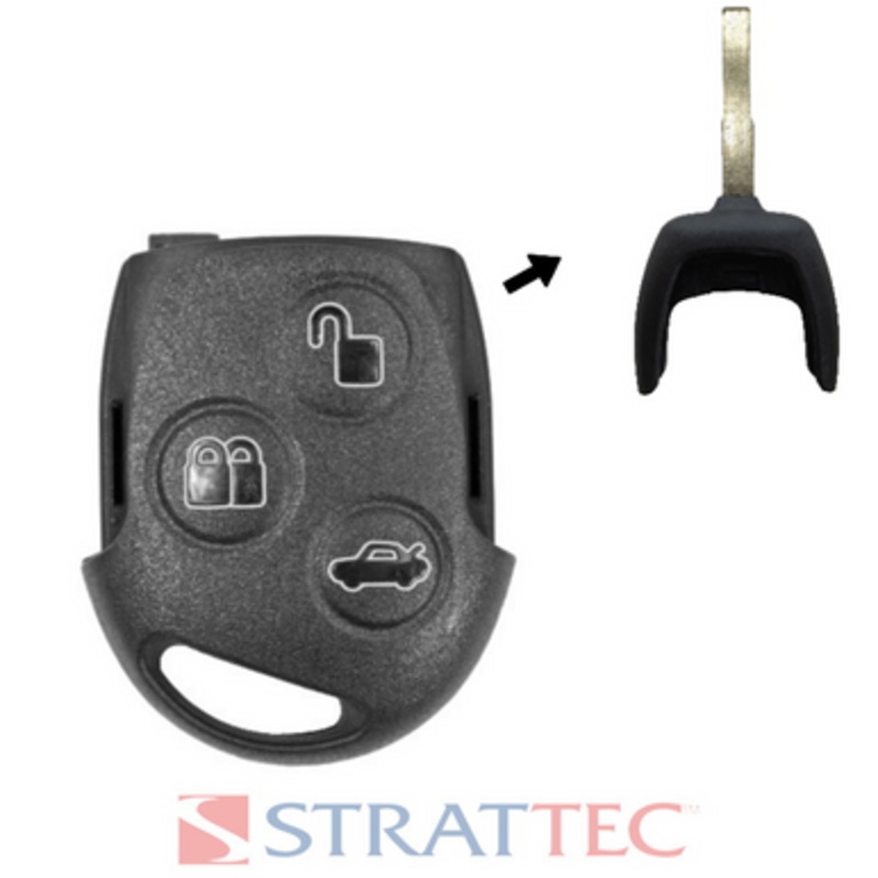 STRATTEC 3 Button Remote Head Key For Ford, KR55WK47899 – New OEM 171218