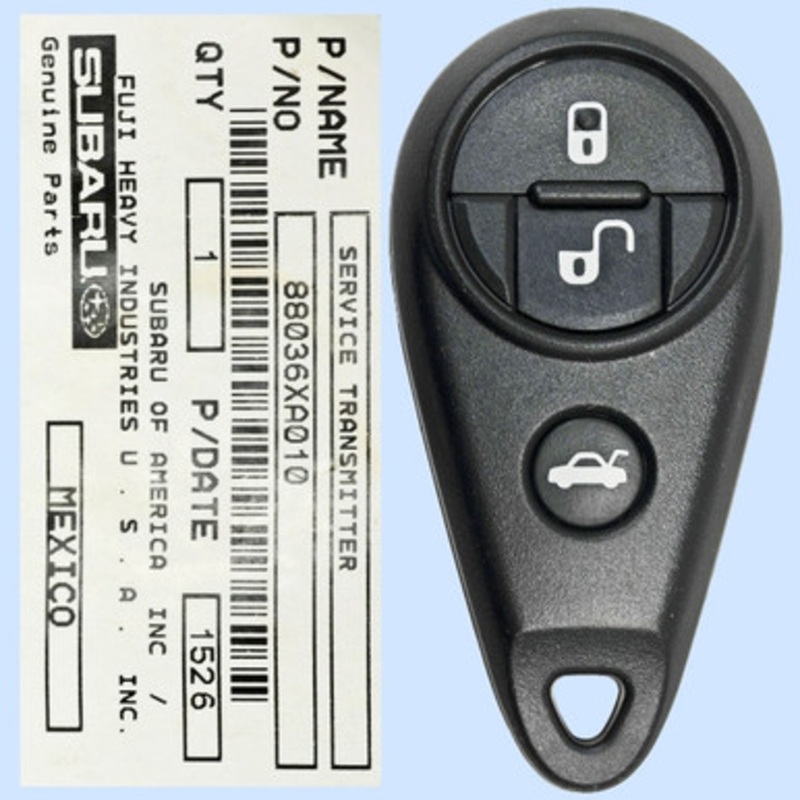 Subaru 4-Button Remote NHVWB1U711 88036 XA010 – New OEM