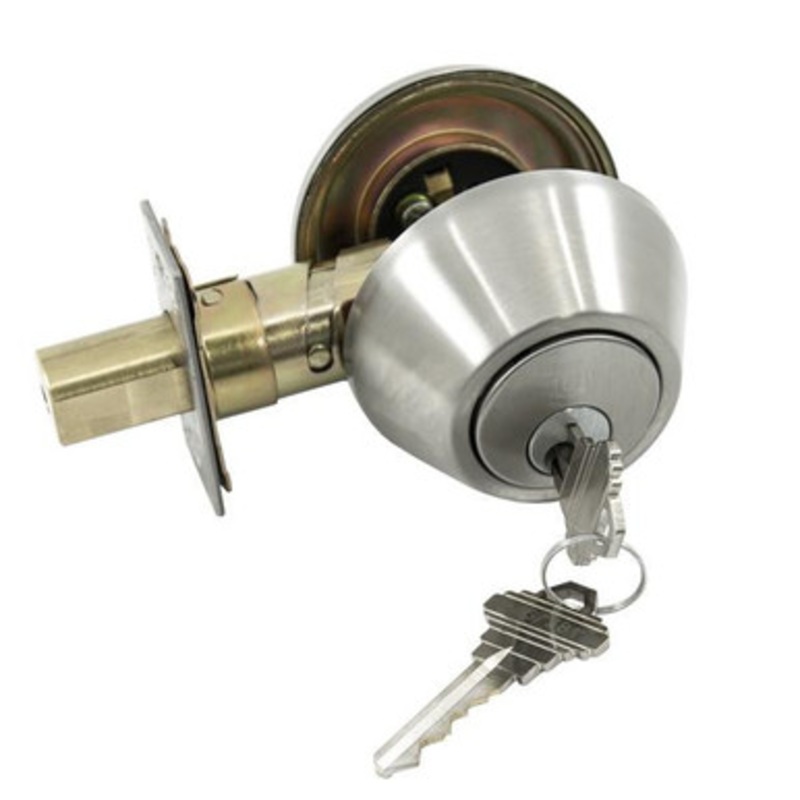 TELL PRO LINE DB2062 Grade 2 Double Cylinder Deadbolt K2 – SC1 – Stainless Steel 32D