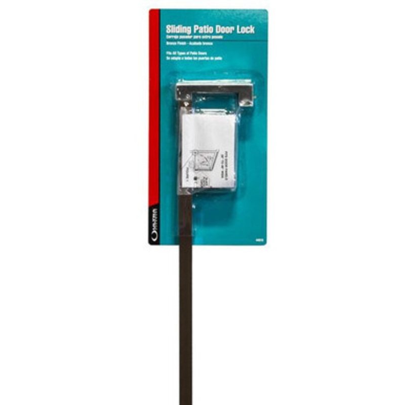 Ultra 44910 Patio Bar / Charlie Bar Sliding Door Lock – Bronze