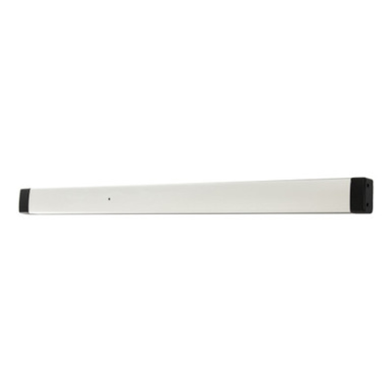 Adams Rite 8099 Dummy Push Bar Active With One Monitoring Switch – Aluminum –  36-Inch – Clear Anodized