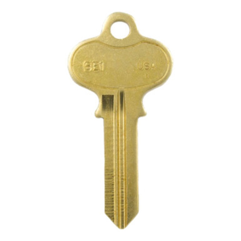 ILCO SE1 1022 Segal Lockset Key Blank – Brass – 50 Pack
