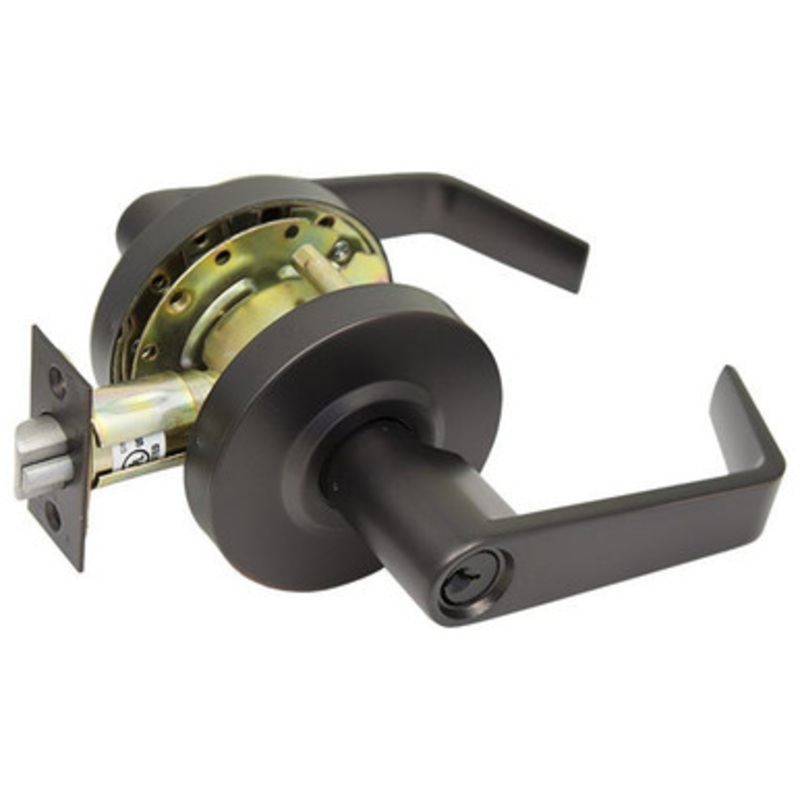 PLS L270FW Grade 2 Door Lever 2-3/4 – Classroom – SC4 – K2 – Oil Rubbed Bronze 10B