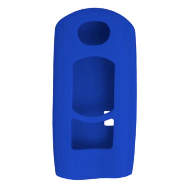 Replacement Silicone Jacket Keyless Remote Cover MZDAM24 for Mazda 4 Button Proximity Smart Key FCC ID: WAZX1T763SKE11 – Blue