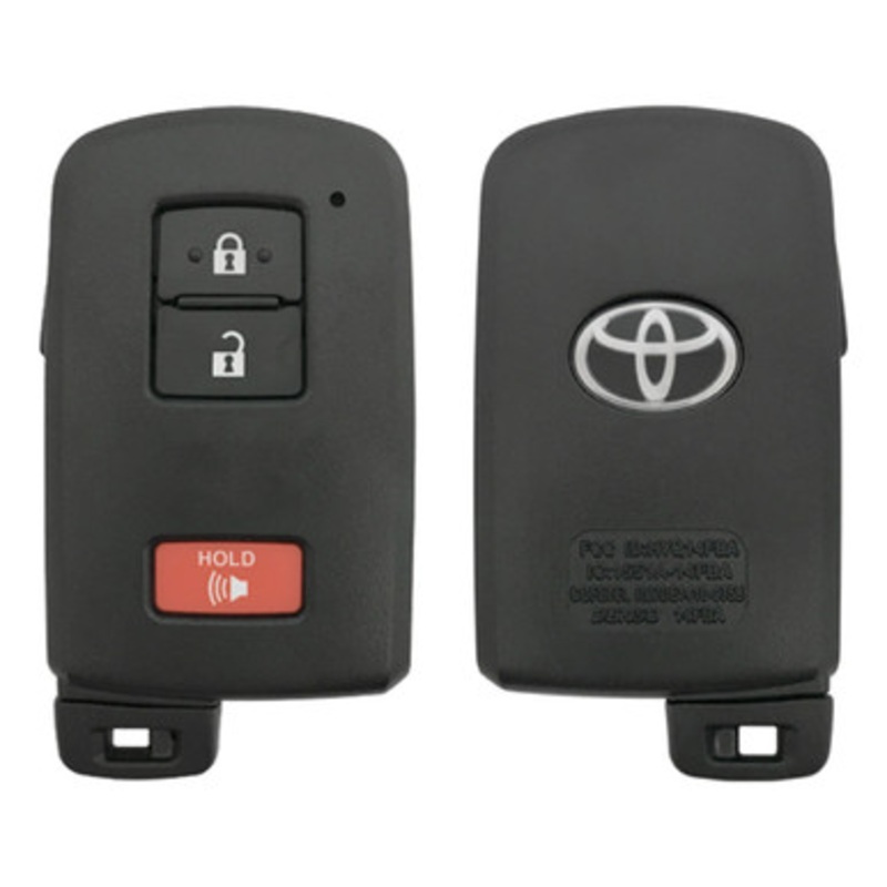 Toyota 3 Button Proximity Remote Smart Key (AG Board – 2110) HYQ14FBA, 89904-0E091, 315 MHz – Refurbished, Grade A
