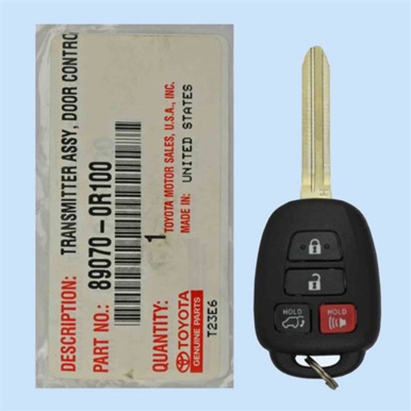 Toyota 4 Button Remote Head Key GQ4-52T – New OEM