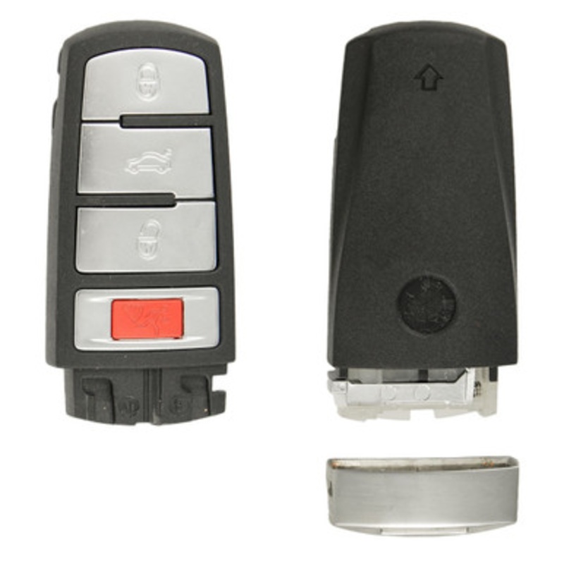 4 Button Shell For Volkswagen Slot Remote Key NBG009066T