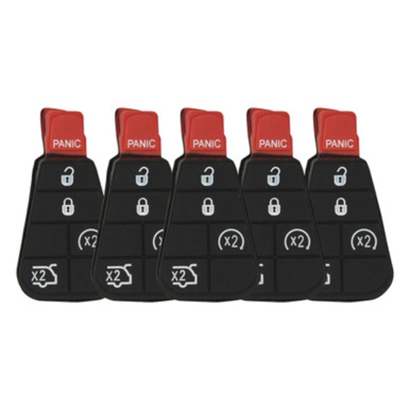 5 Button Replacement Pad for New Style POD Keys Jeep IYZ-C01C PD1PAD2 – 5 PACK