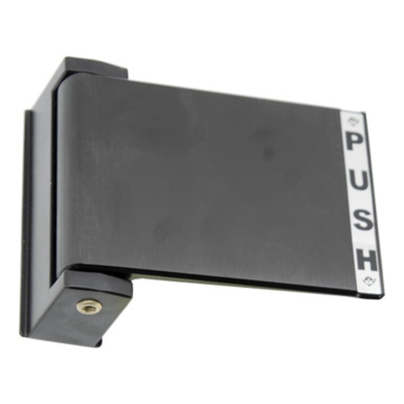 Adams Rite 4590 Deadlatch Paddle For 4300/4500/4900 Deadlatch Series  – Push To Right – 1-3/4 Inch Doors – Dark Bronze Anodized