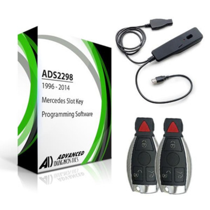 Advanced Diagnostics ADS2298 Mercedes 1996 – 2014 Slot Key Programming Software Kit For Smart Pro