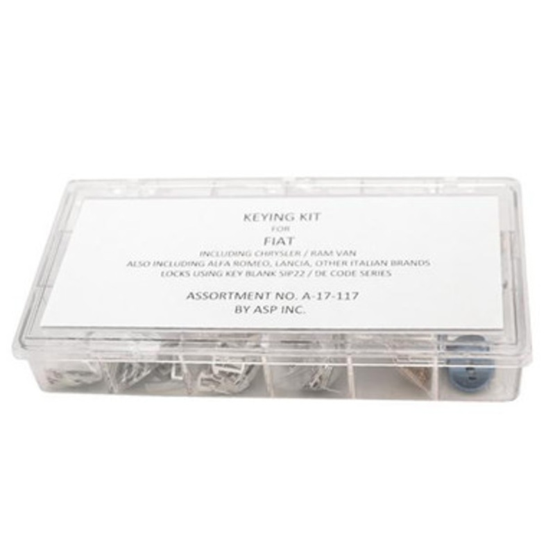 ASP A-17-117 Lock Keying Kit For Newer Models Fiat, Alfa Romeo, Lancia SIP22