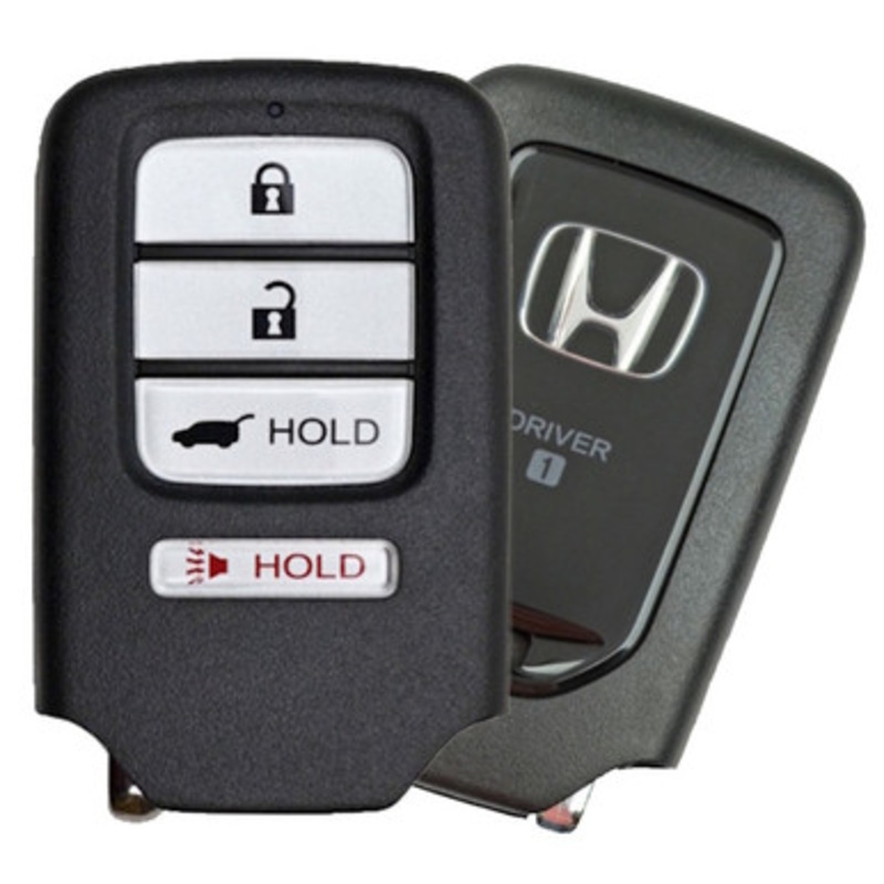 Honda 4 Button Driver 1 Smart Key ACJ932HK1210A, 72147-T0A-A21, 315 MHz – Refurbished, Grade A