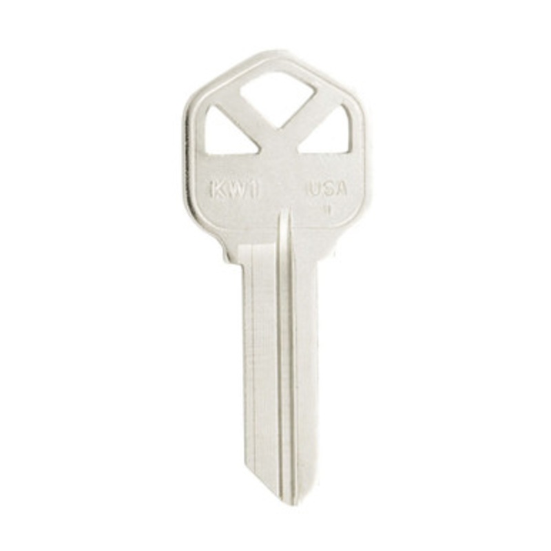 ILCO 1176 Kwikset KW1 Key Blank – Nickle Plated Brass – 50 Pack