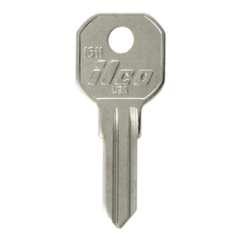 Ilco 1611 Gas Cap Metal Key Blank (10 Pack)